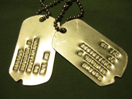 notched dog tags